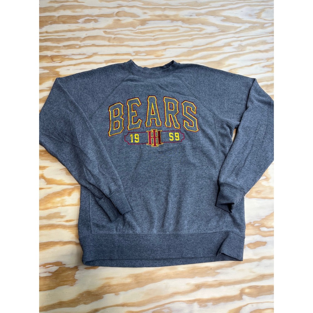 Independent Trading Co Bears 1959 Sweatshirt Gray Raglan Crewneck Pullover